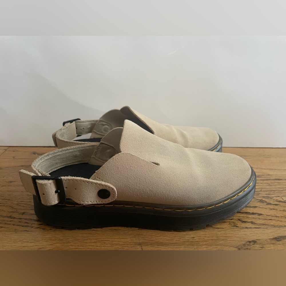 Dr. Martens Carlson Mules - Sand. Size 7 US